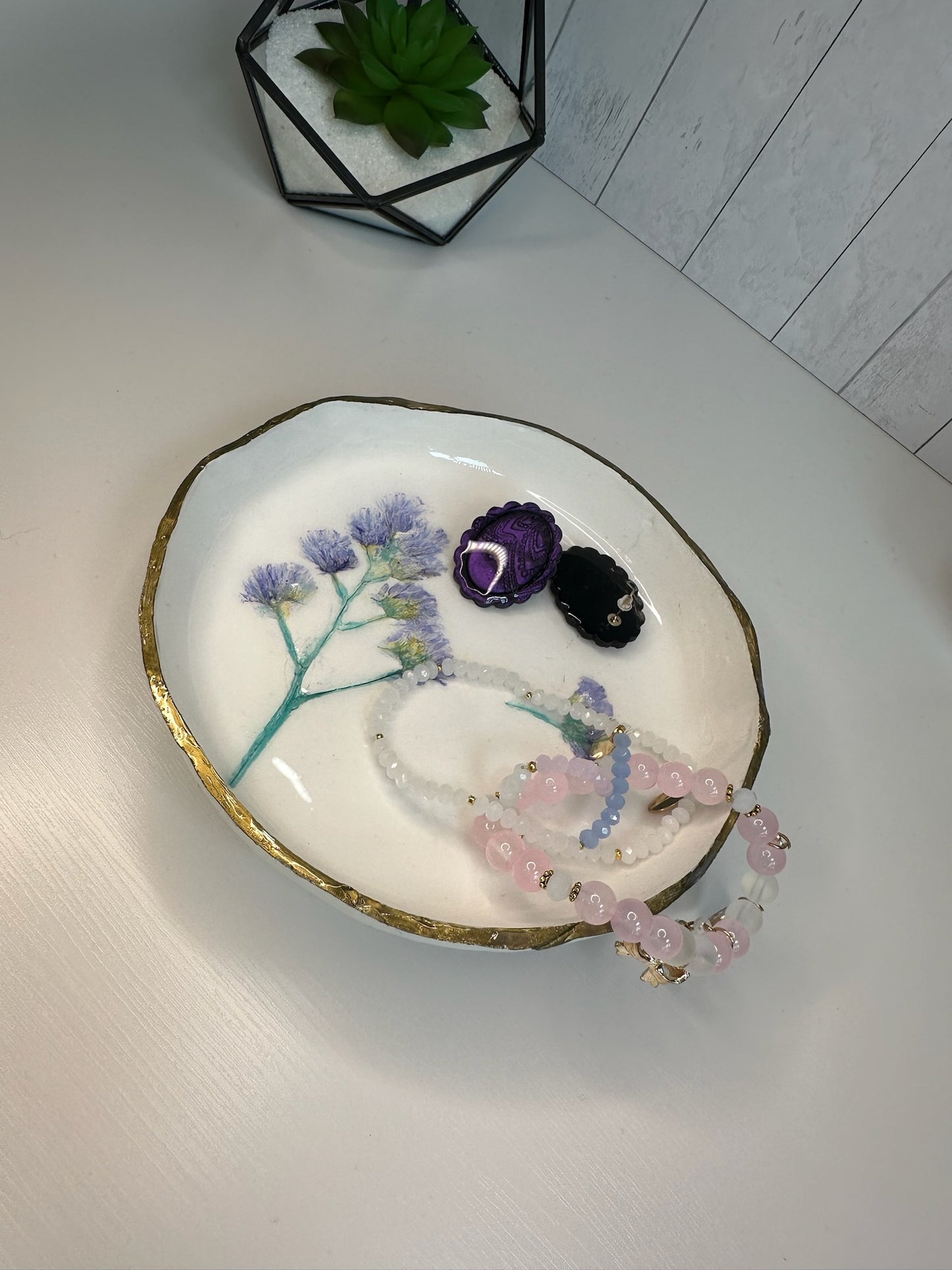 Hand Painted Trinket Tray