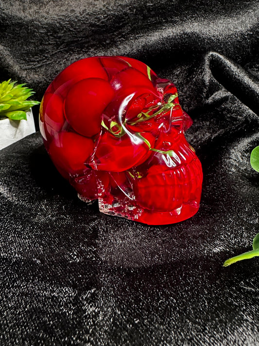 Spooky Sweet Maraschino Cherry Skull